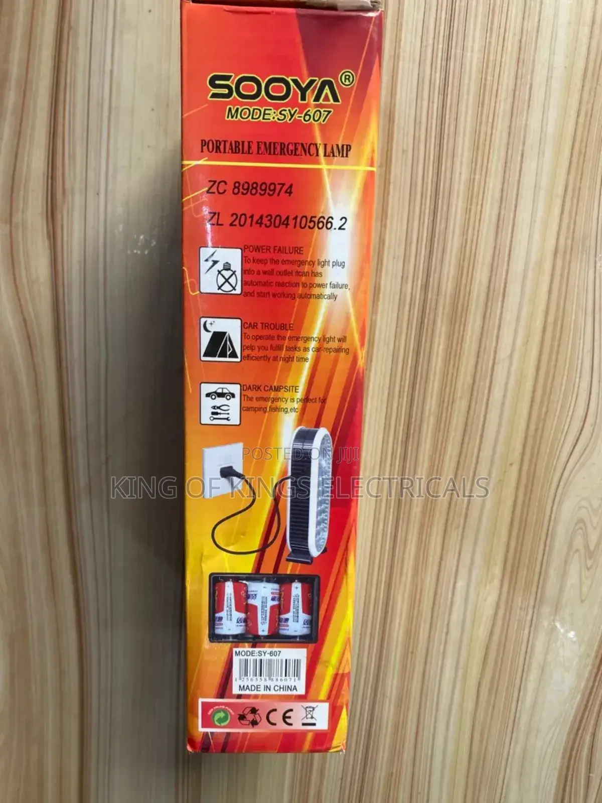Sooya Portable Emergency Lamp – Model Sy-607 (8+1 Led)