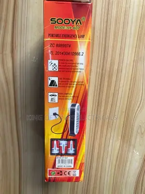 Sooya Portable Emergency Lamp – Model Sy-607 (8+1 Led)
