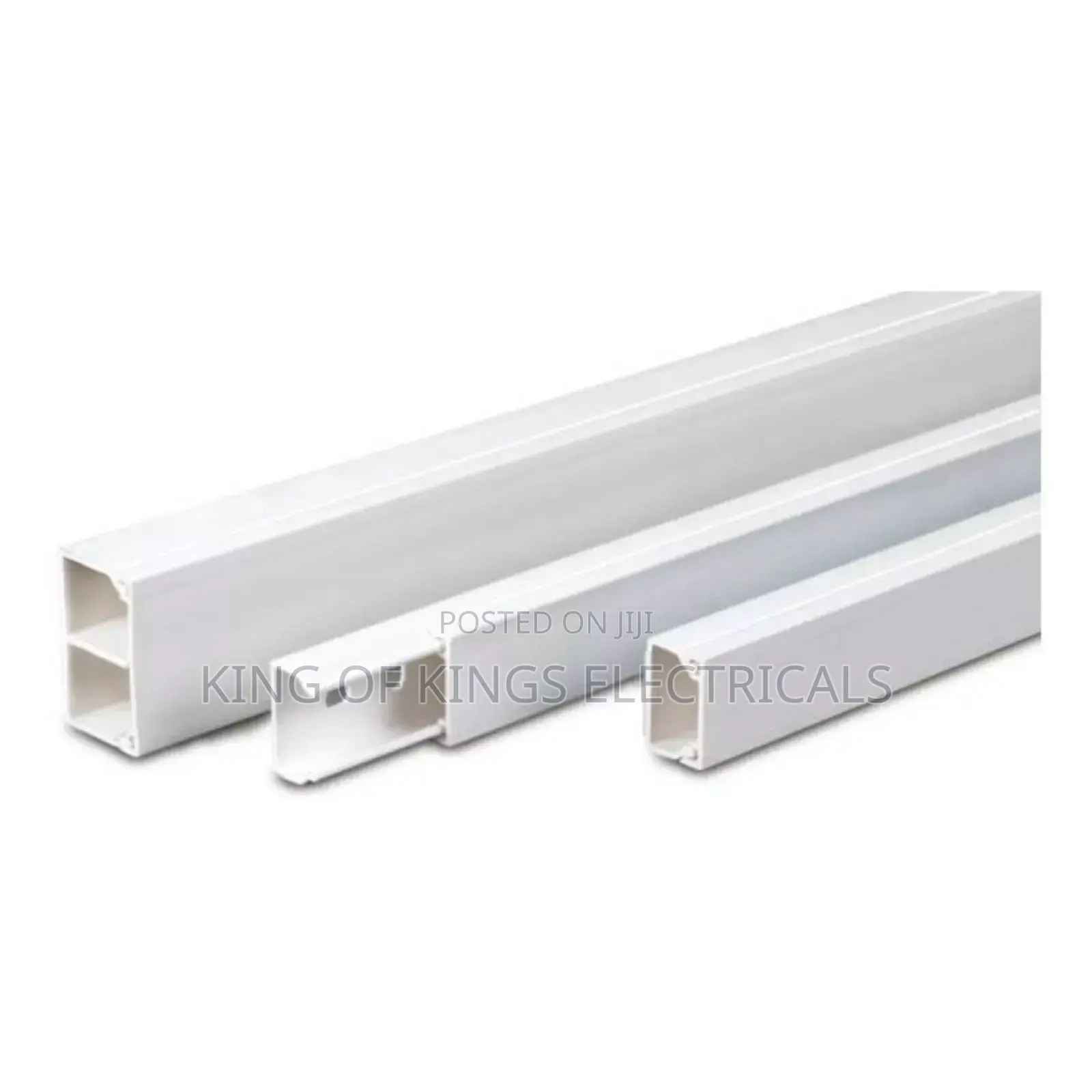 16x25 PVC Trunking Cable Management Duct – White