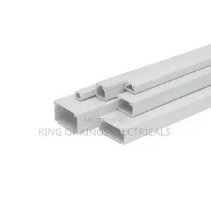 16x25 PVC Trunking Cable Management Duct – White