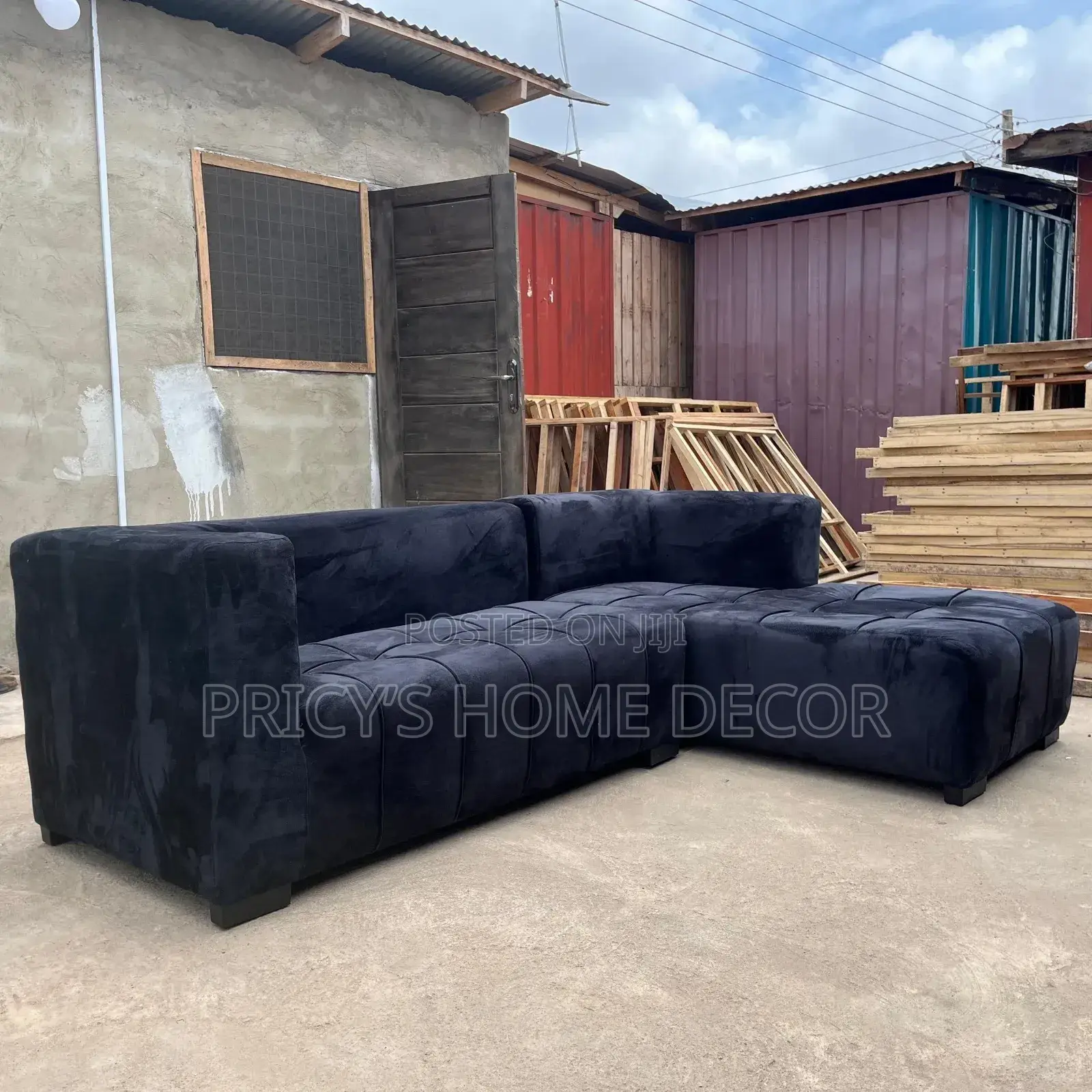 Elegant L-Shape Sofa  Available in Different Colors || Durable