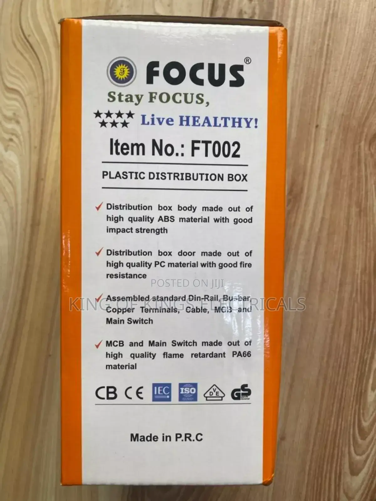 Focus Plastic Distribution Box – 2 Way (Ft002)