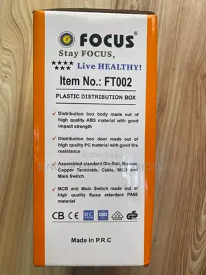 Focus Plastic Distribution Box – 2 Way (Ft002)