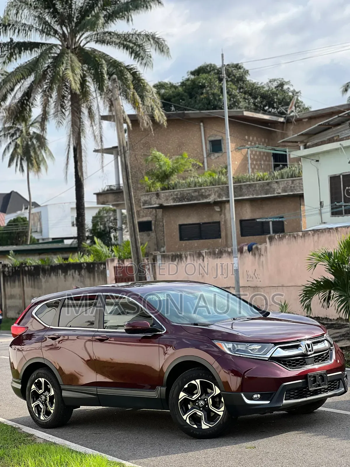 Honda CR-V EX-L AWD 2018 Burgundy