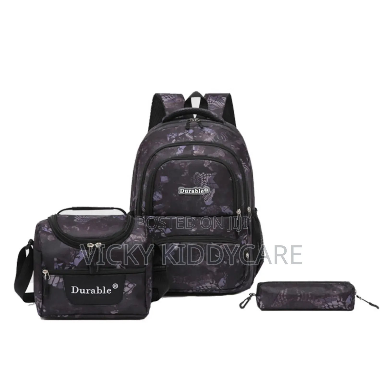3 PCS Unisex School Bag