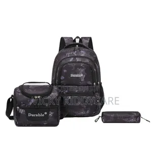 3 PCS Unisex School Bag