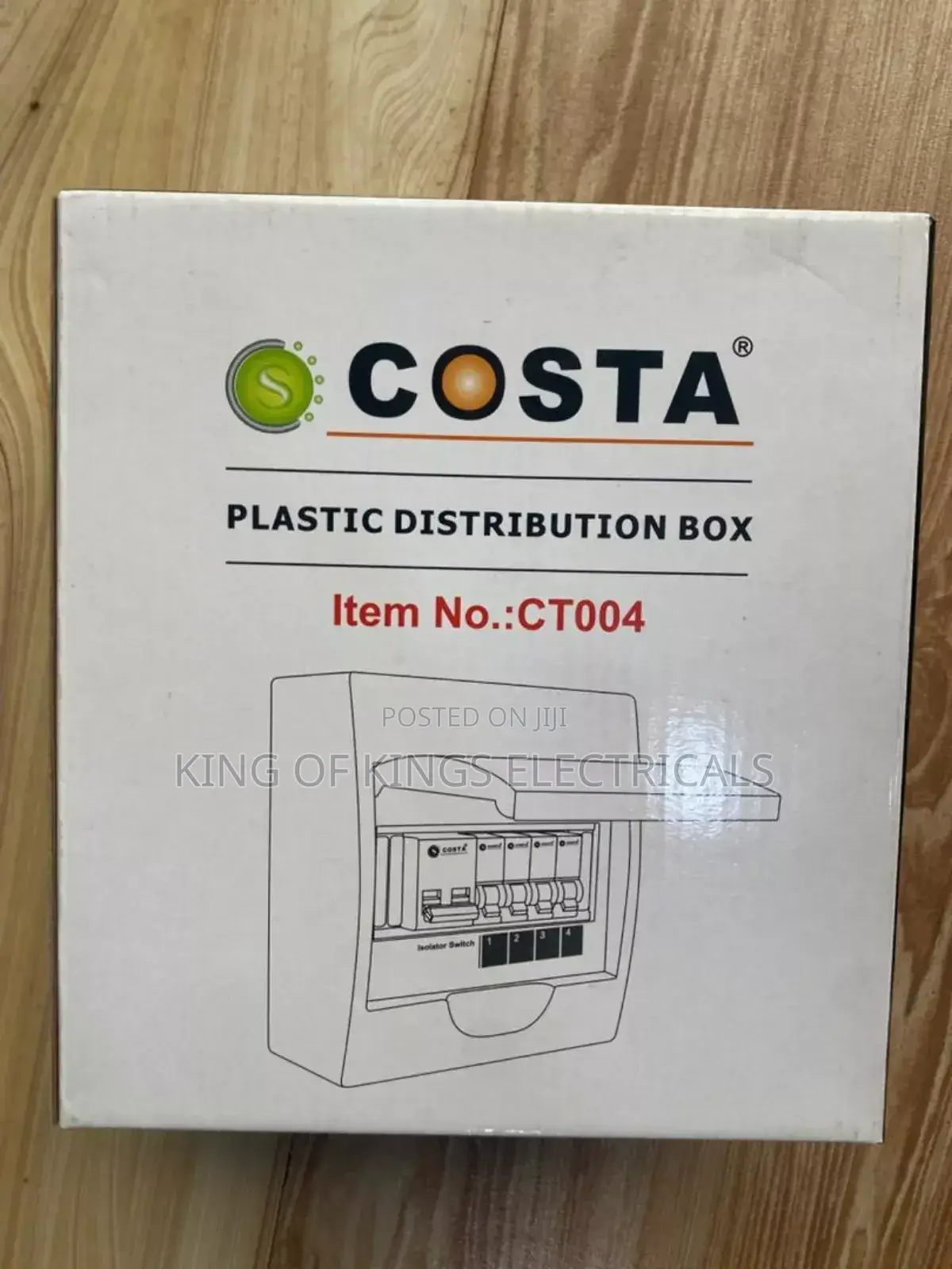 Costa Plastic Distribution Box – 4 Way (Ct004)