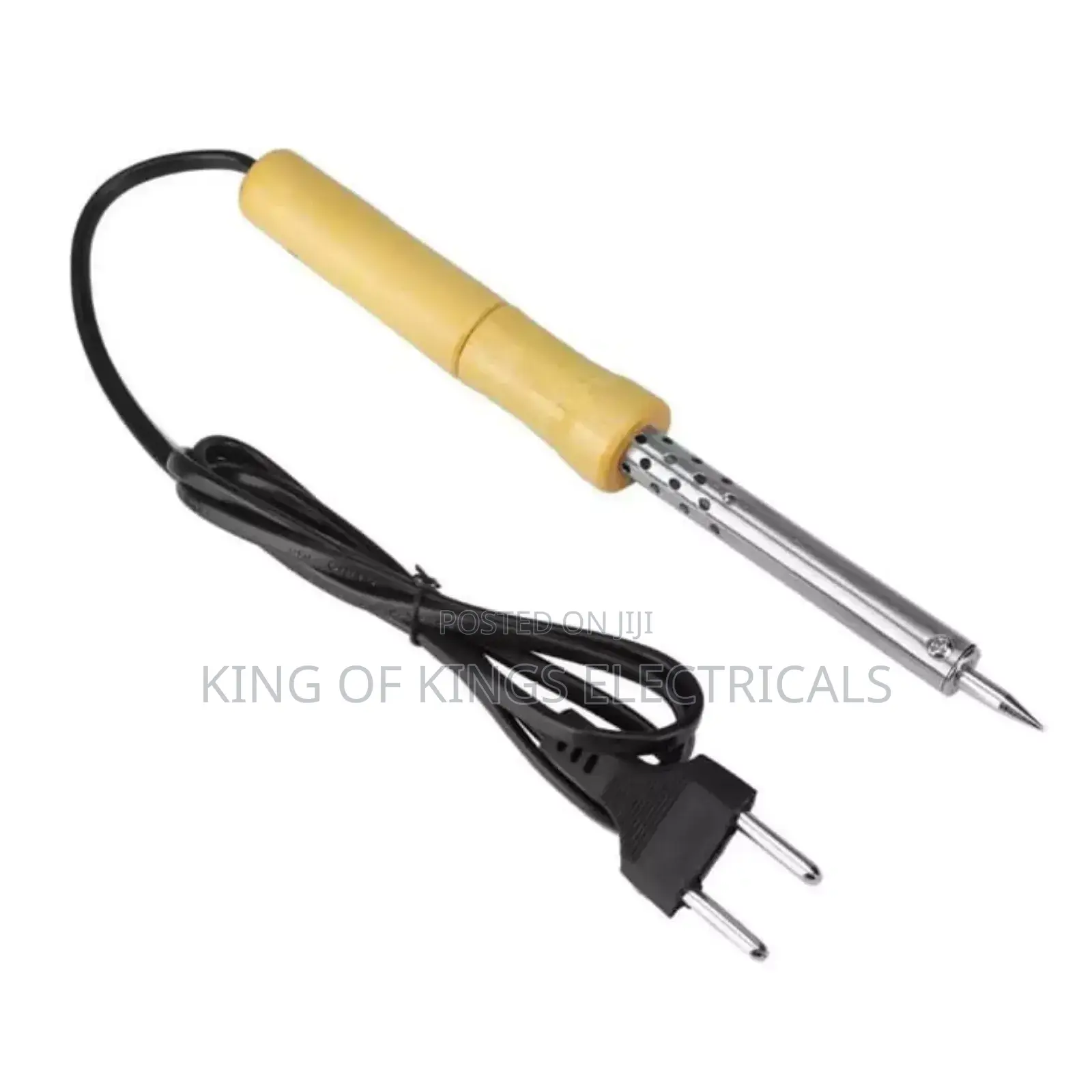 Electric Soldering Iron – (100w) High Heat With Wooden Handle