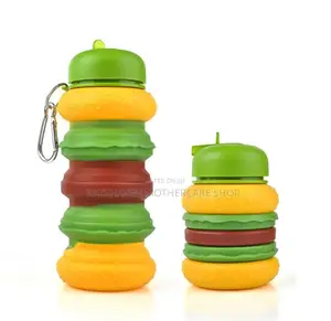 Donut Foldable Silicone Water Bottle