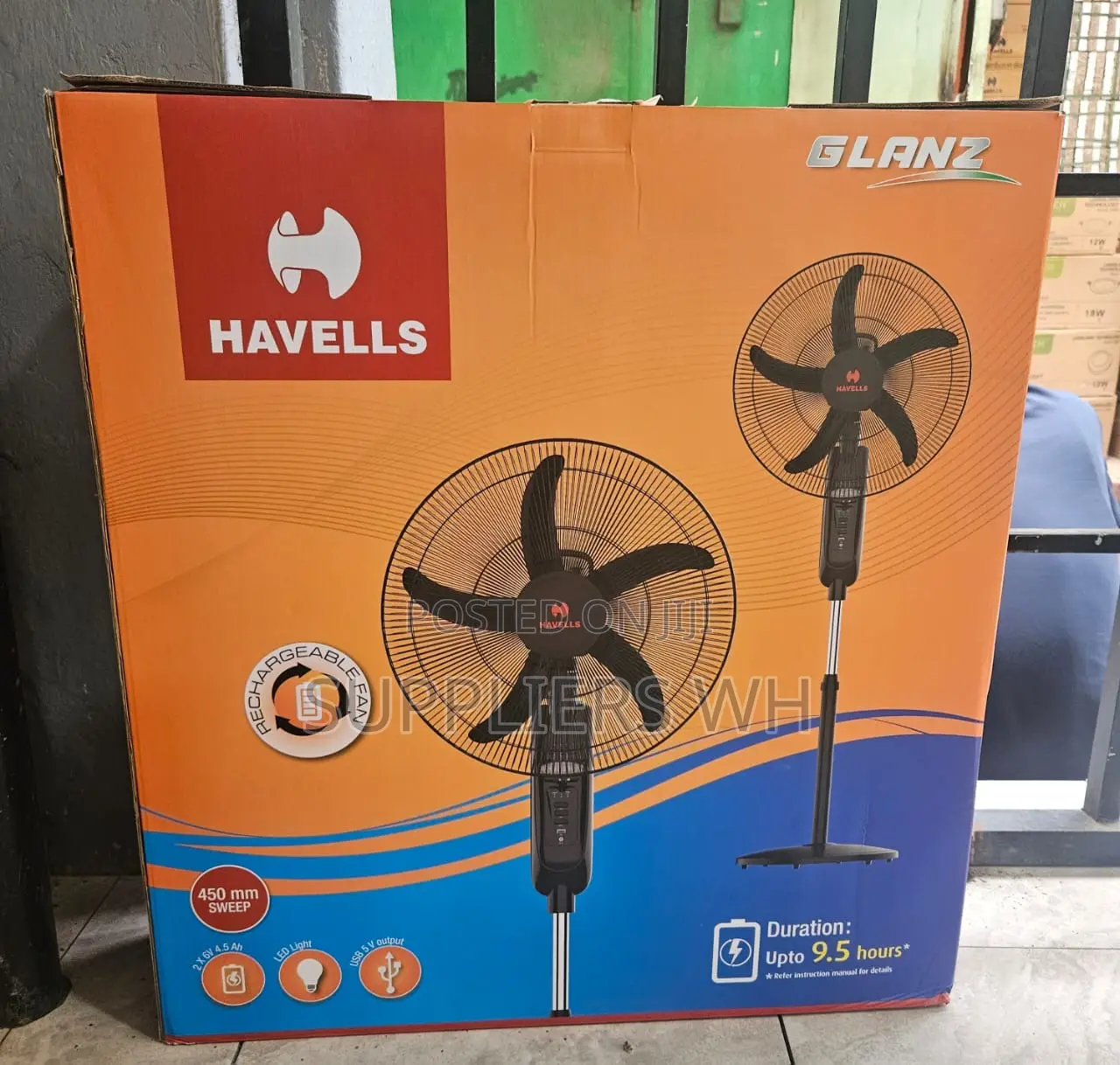 Rechargable Standing Fan