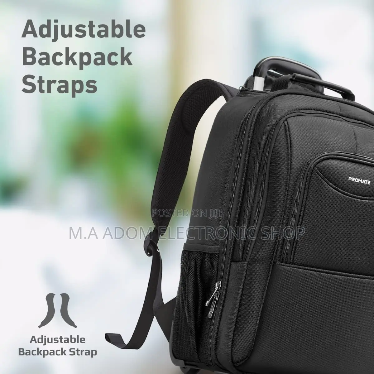 Promate Laptop/Traveling Bag With Wheels