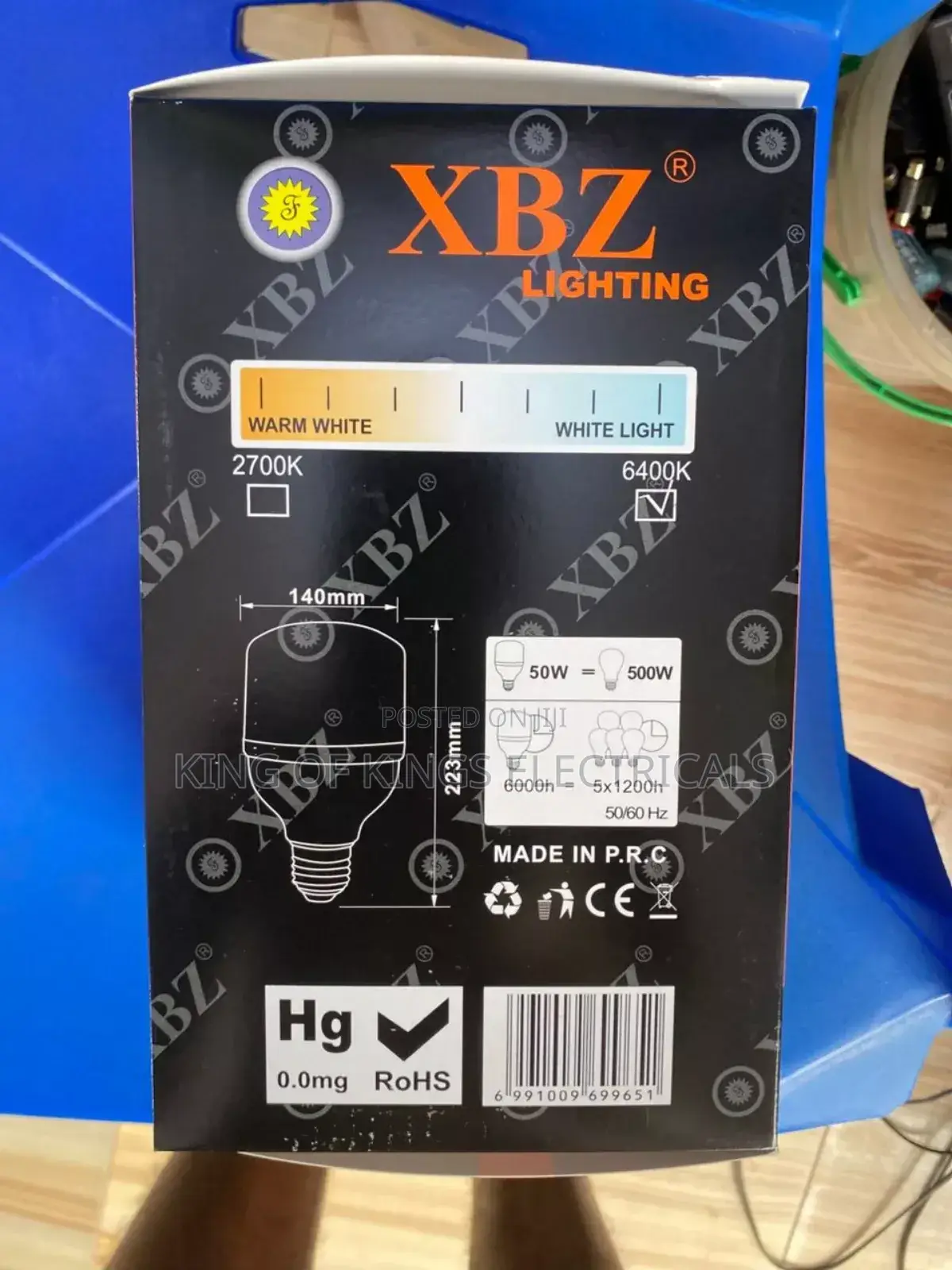 XBZ 50w Led Bulb – Super Bright, Long-Lasting Lighting Solution