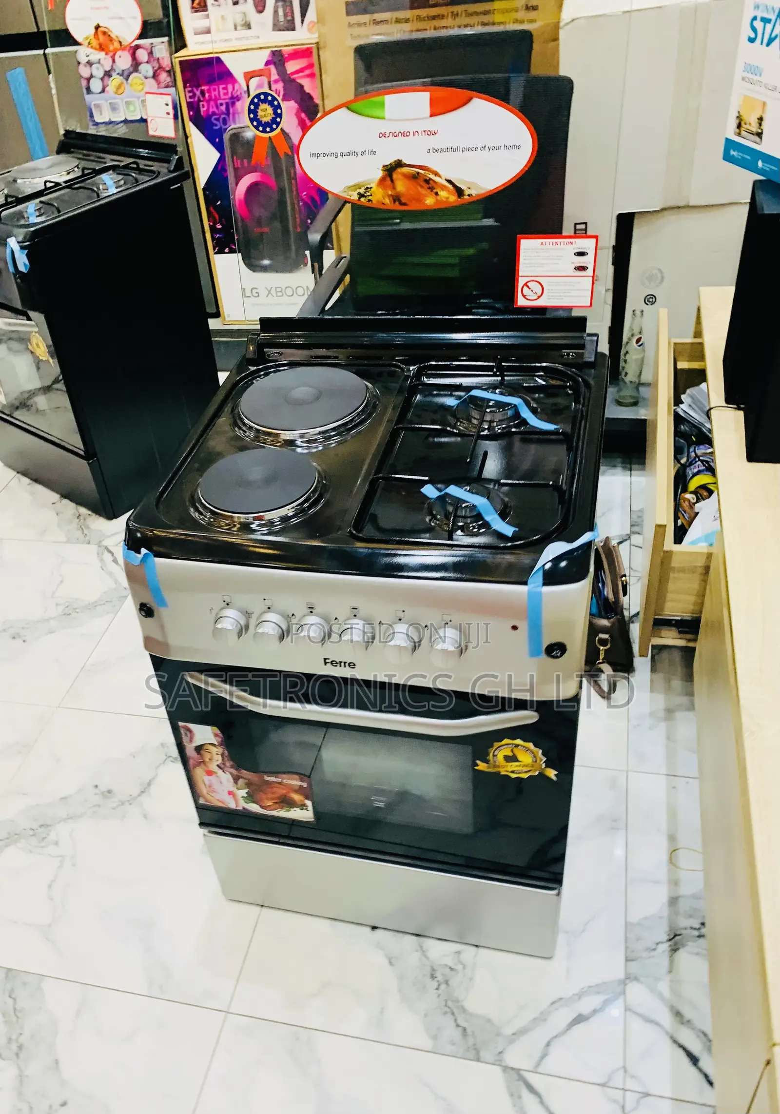 Locate Us at Adabraka for Ferre Gas Electric Cooker Oven 2-2