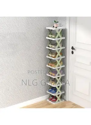 9-Layer Plastic Shoe Rack Space Saving Multi-Layer Door Bath Tvx9073