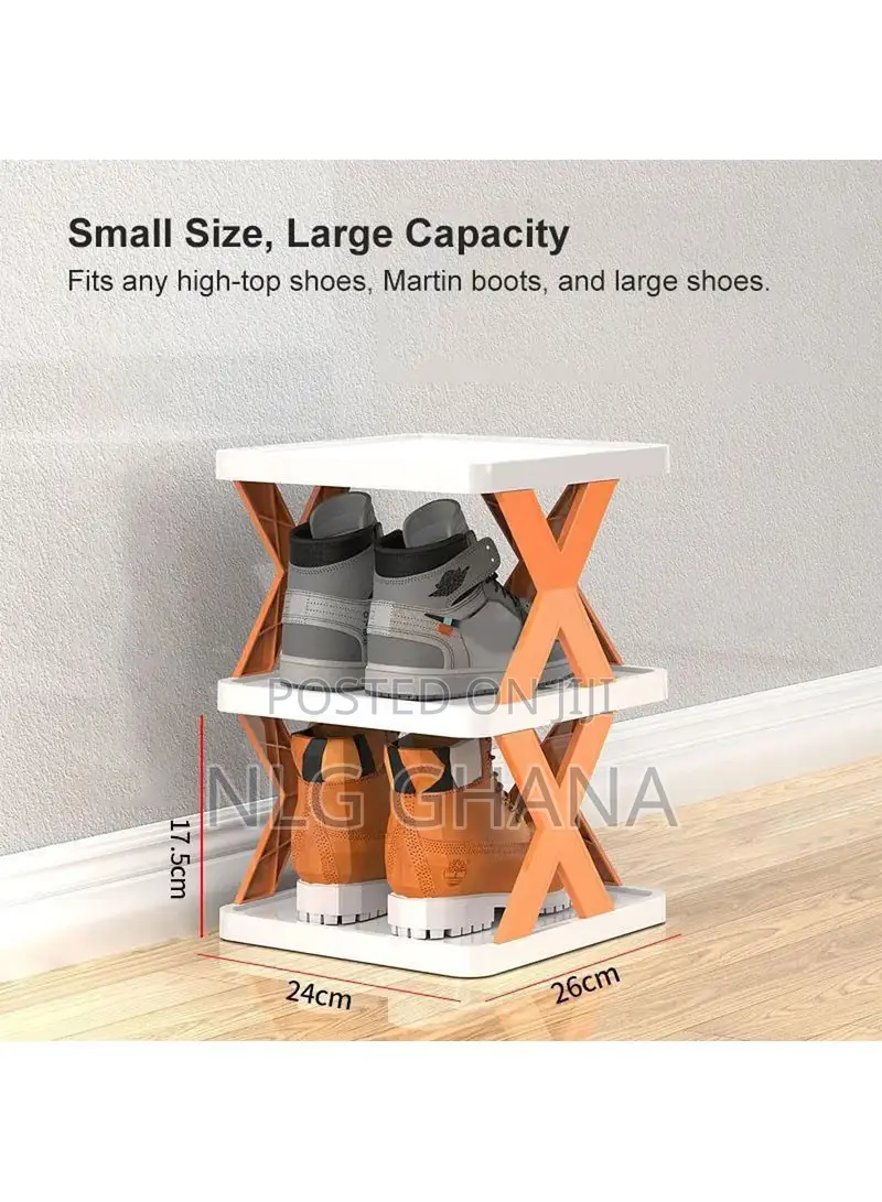 9-Layer Plastic Shoe Rack Space Saving Multi-Layer Door Bath Tvx9073