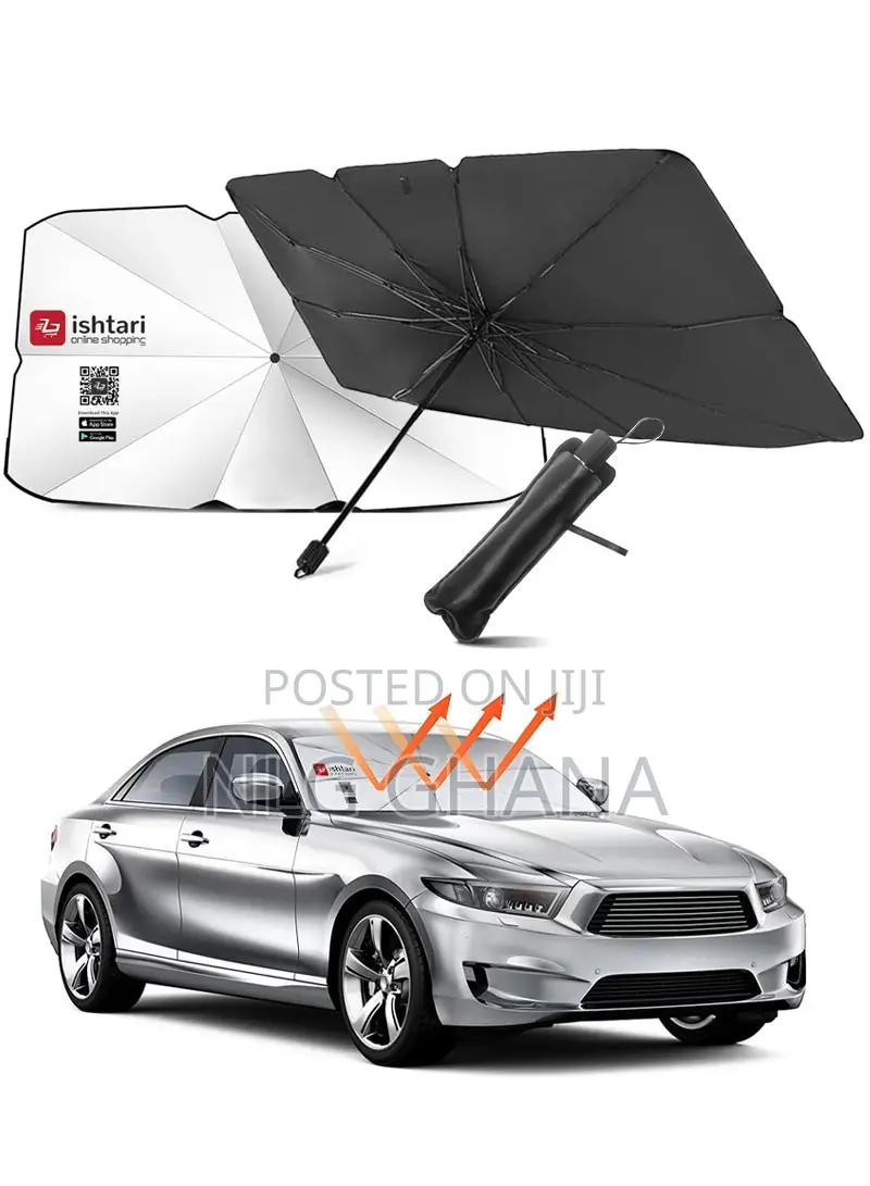 Dashboard Defender Car Windshield Sunshade Folding Umbrella Uv Ghx3761