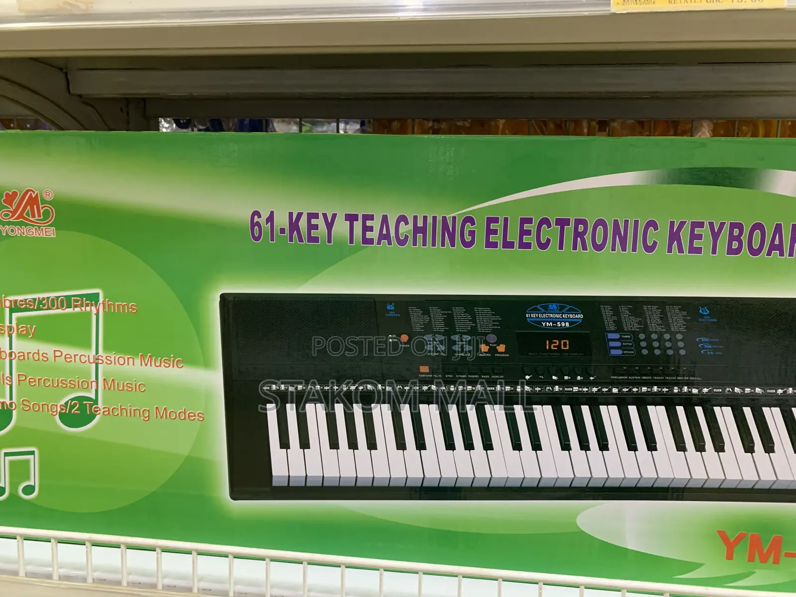 61-Key Electronic Keyboard: Beginner Friendly