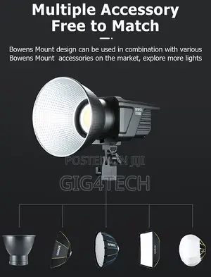 Sutefoto P160bi 160w Bicolor Studio Led Light Bowens Mount