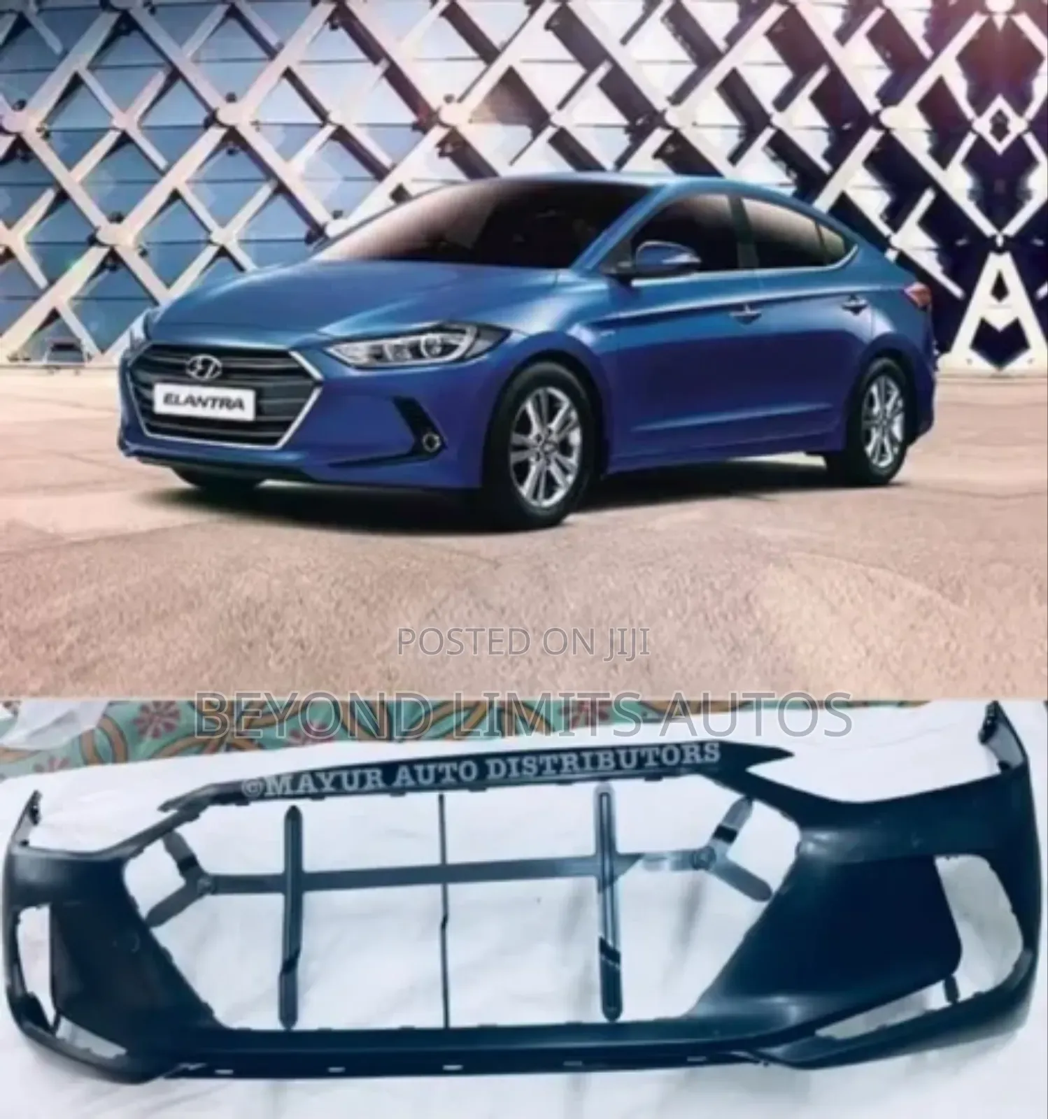 Hyundai Elantra 2017,2018 Model Front Bumper