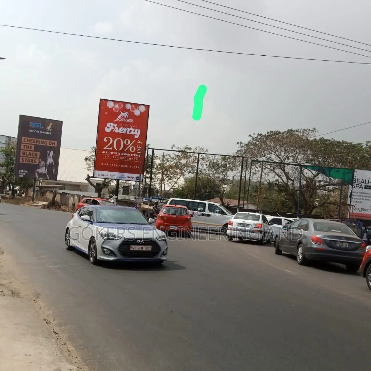 East Legon Boundary Road T Junction From Allied 5/10 Meters