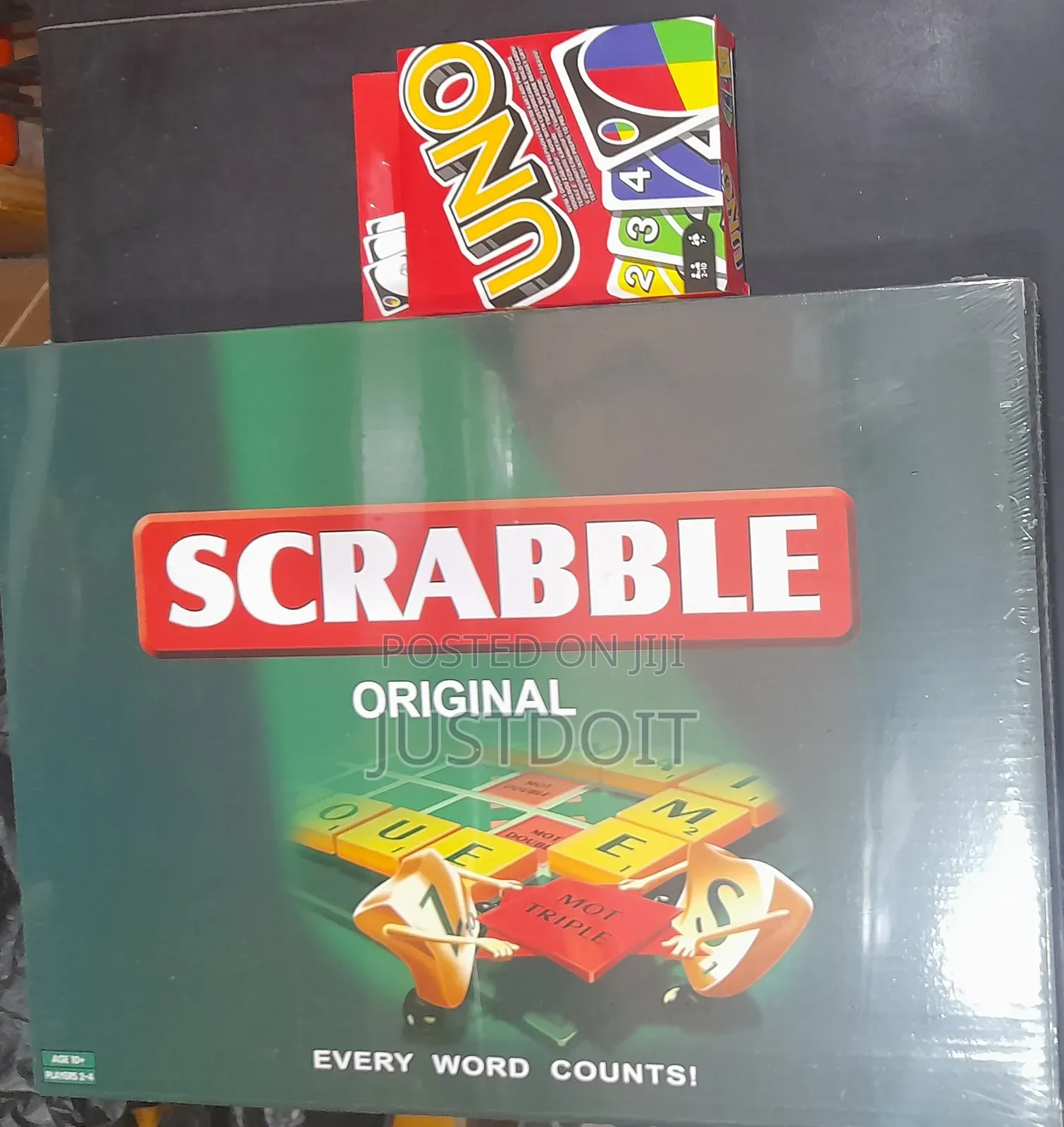 Scrabble + Uno Game Pack