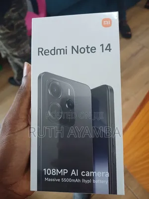 New Xiaomi Redmi Note 14 4G 128 GB Black