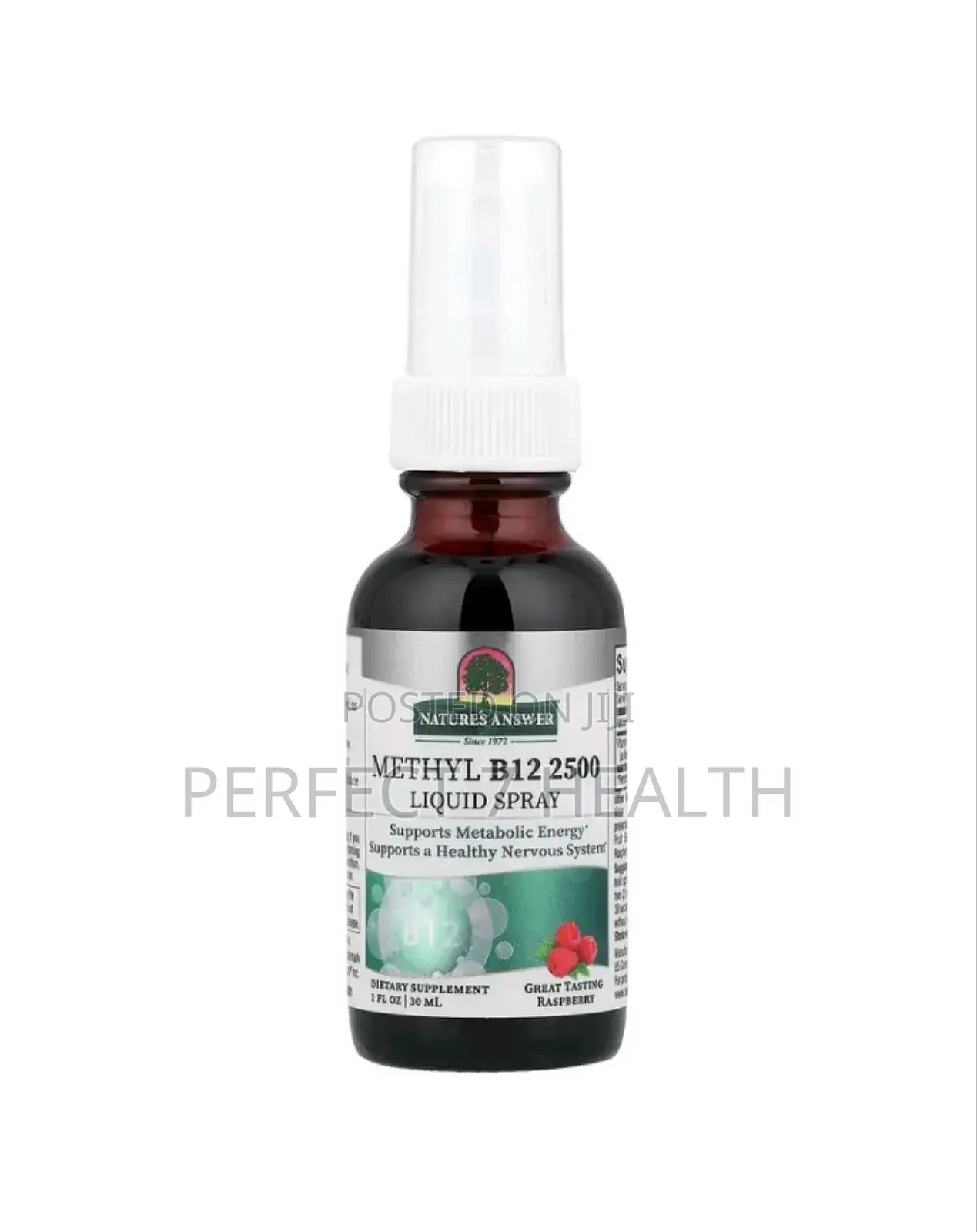 Nature's Answer Methylcobalamin B12 2500 MCG Liquid Spray, 30 Ml
