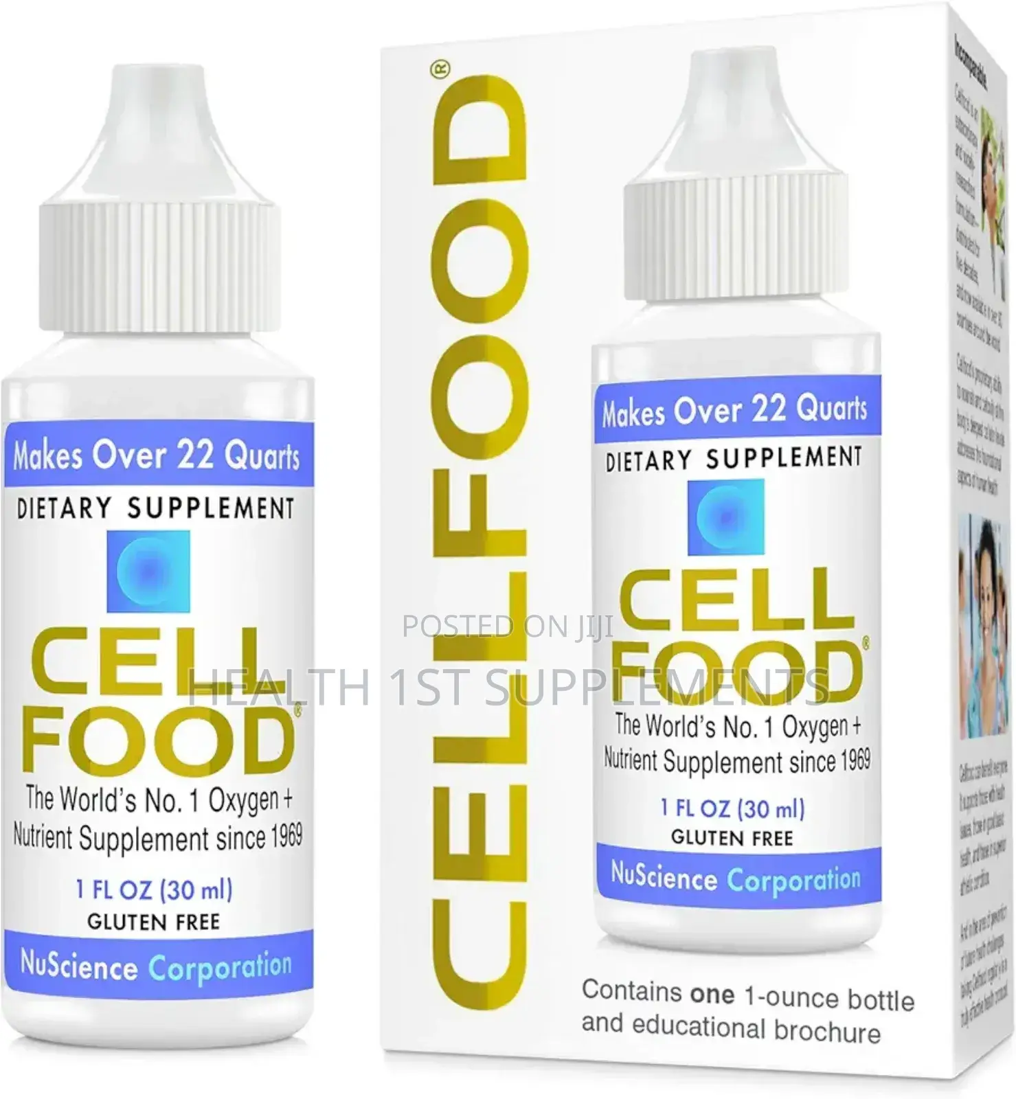 Enjoy Health Again, Disease Away, Cell Food Oxygen + Nutrient Sup 30ml