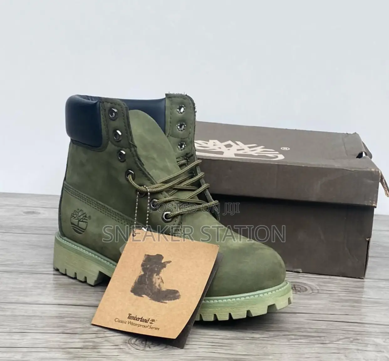 Timberland Boots Green/Black Available