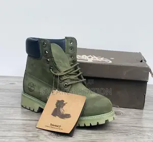 Timberland Boots Green/Black Available