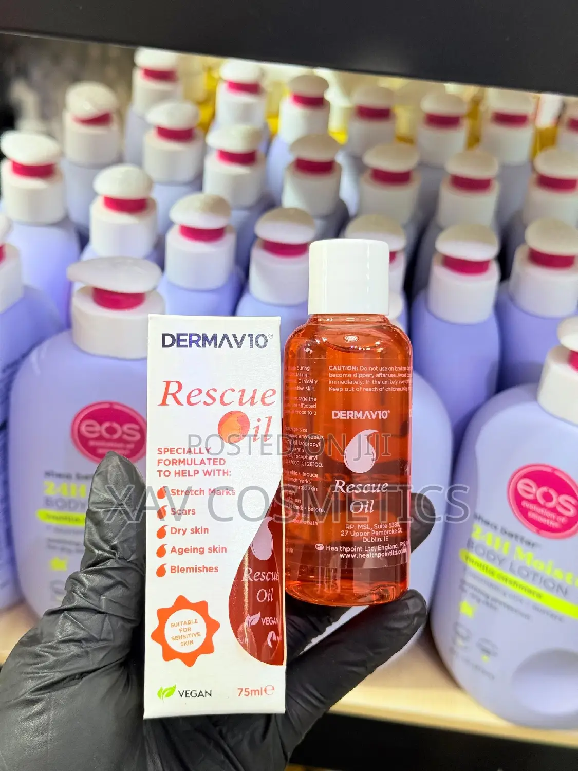 Dermav10 Rescue Stretch Marks Oil