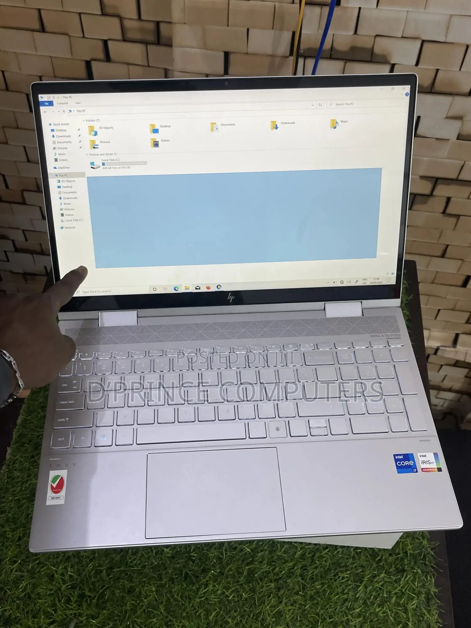 Laptop HP Envy X360 15t 12GB Intel Core I7 HDD+SSD 512GB