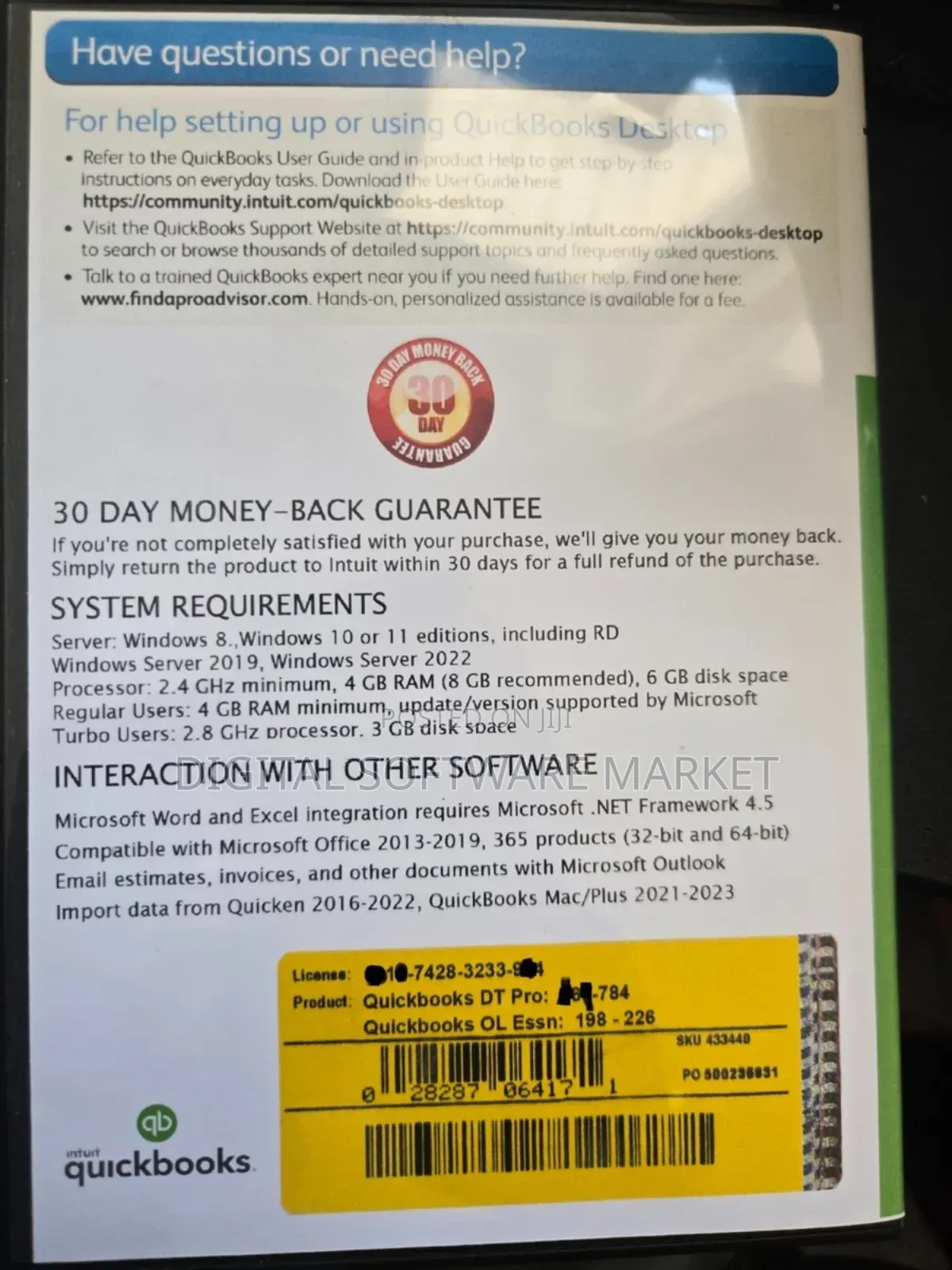 Quickbooks Desktop Enterprise 2025 for Windows 5-User Version