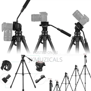 Yunteng VCT-880_ Universal Tripod_ Camera Stand With Phone Holder