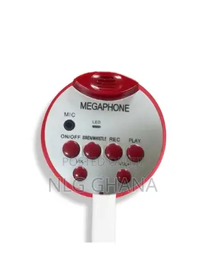 Portable Handheld Megaphone With Detachable Mic. Ghx6782