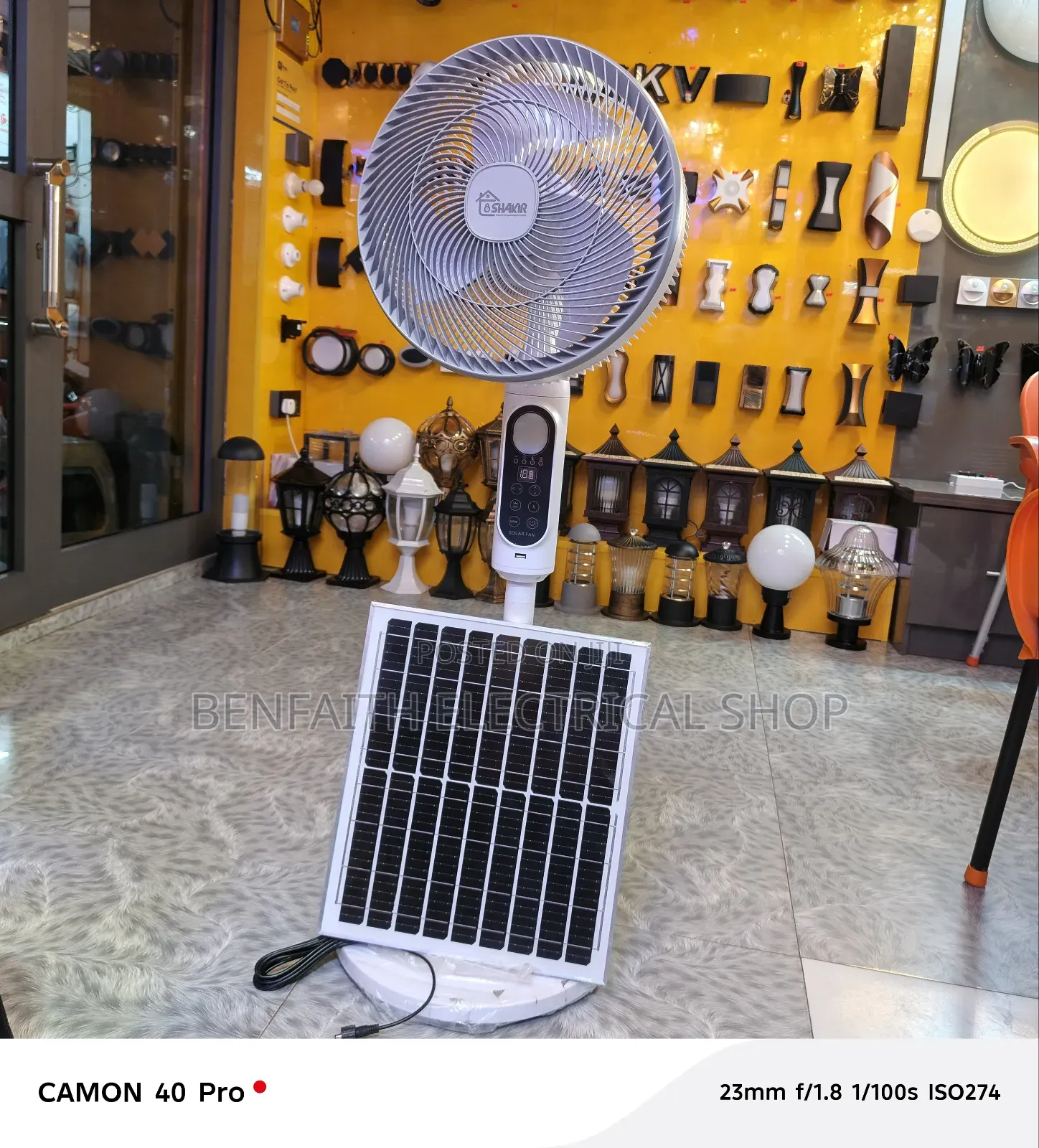 24hr 360° Solar Rechargeable Fan in Accra Metropolitan - Home ...
