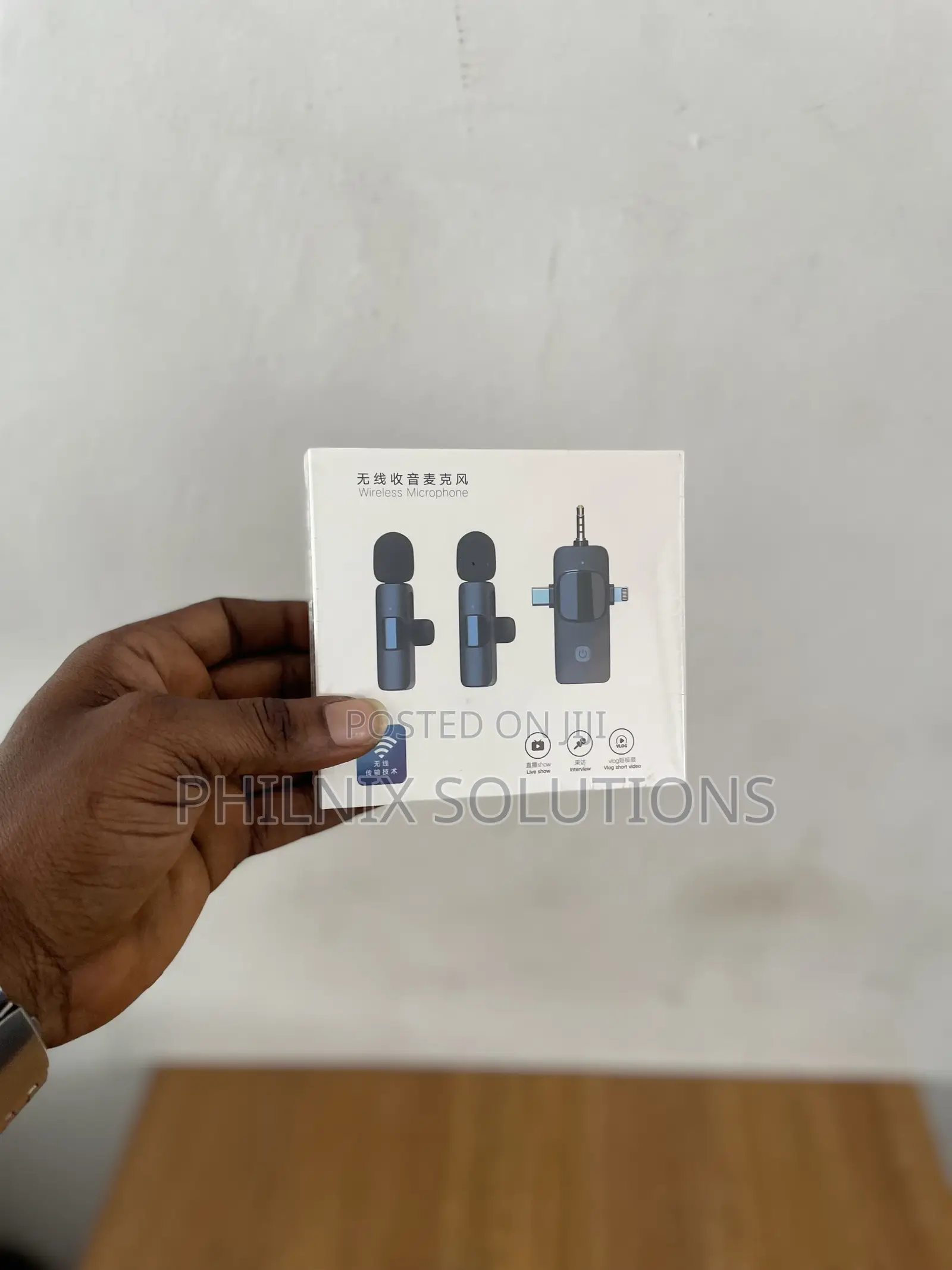 3 in 1 Double Lapel Microphone