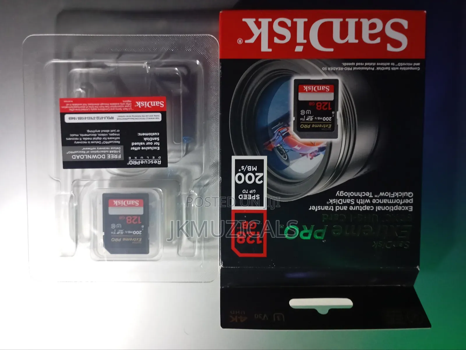 Sandisk Extreme Pro SDXC Uhs-1 Card 128gb_ Original Camera Sd Card