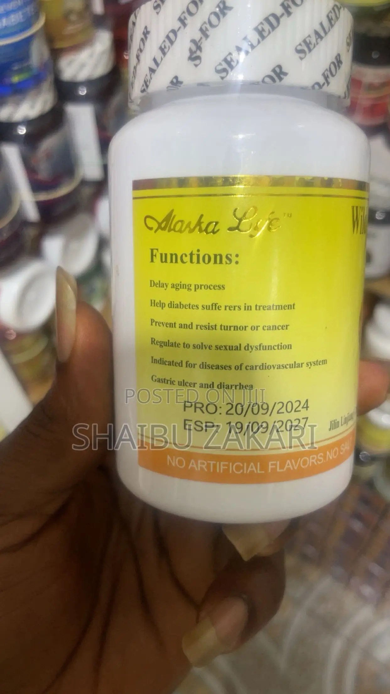 Wild Ginseng Powder Capsule