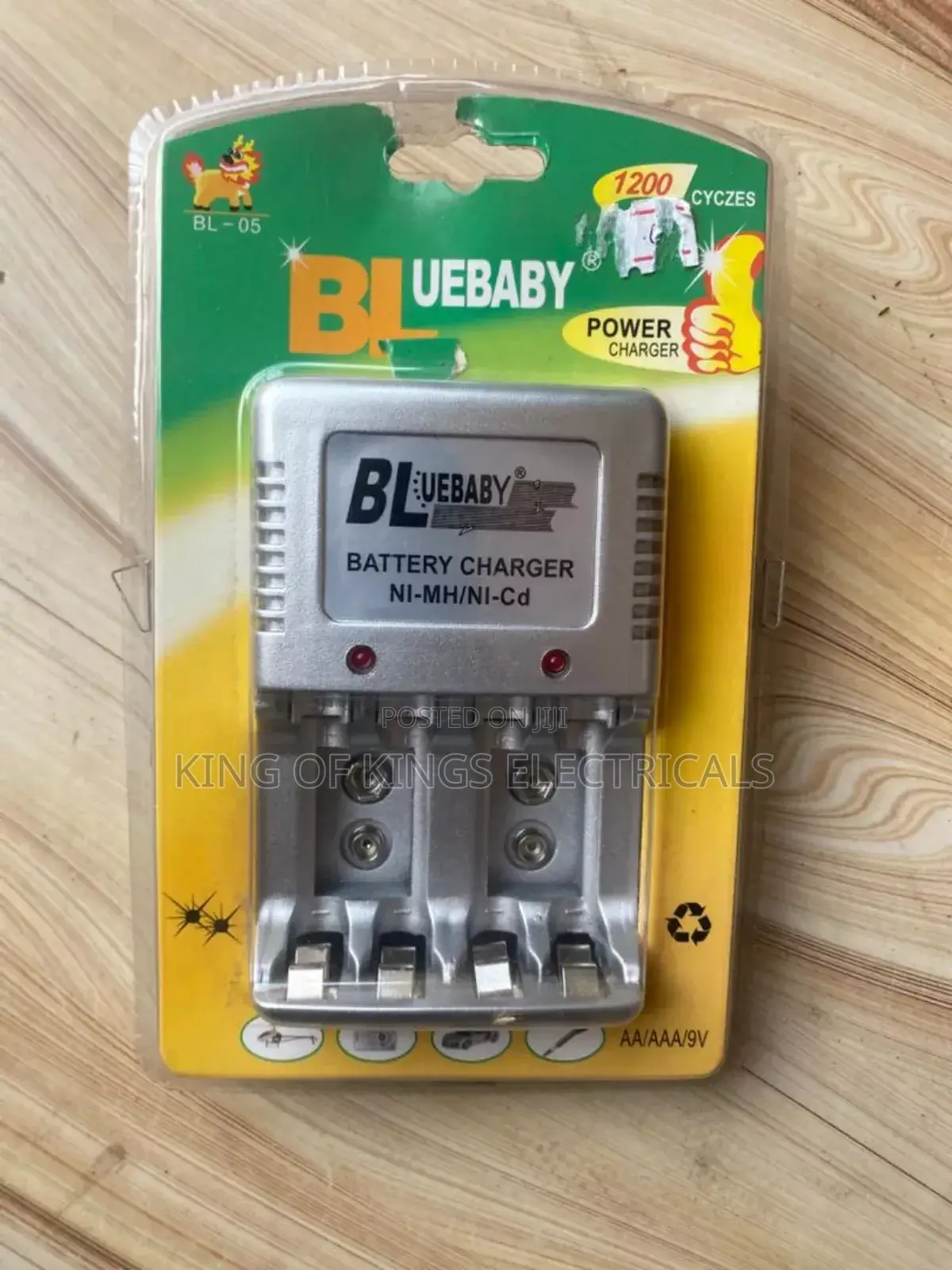Bluebaby Bl-05 Battery Charger – Ni-Mh/Ni-Cd Aa, Aaa 9v