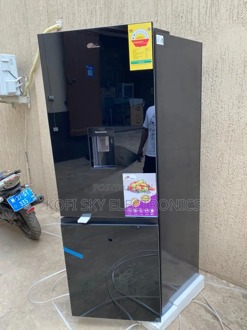 Rainbow 309litres Doubledoor Fridge With Dispenser [Rf-433bbg-1a]