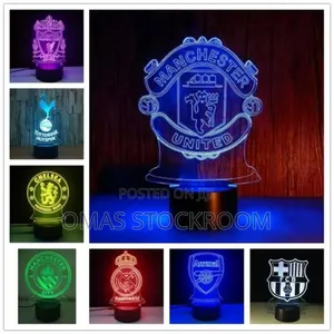 Soccer Teams 3d Led Lamp