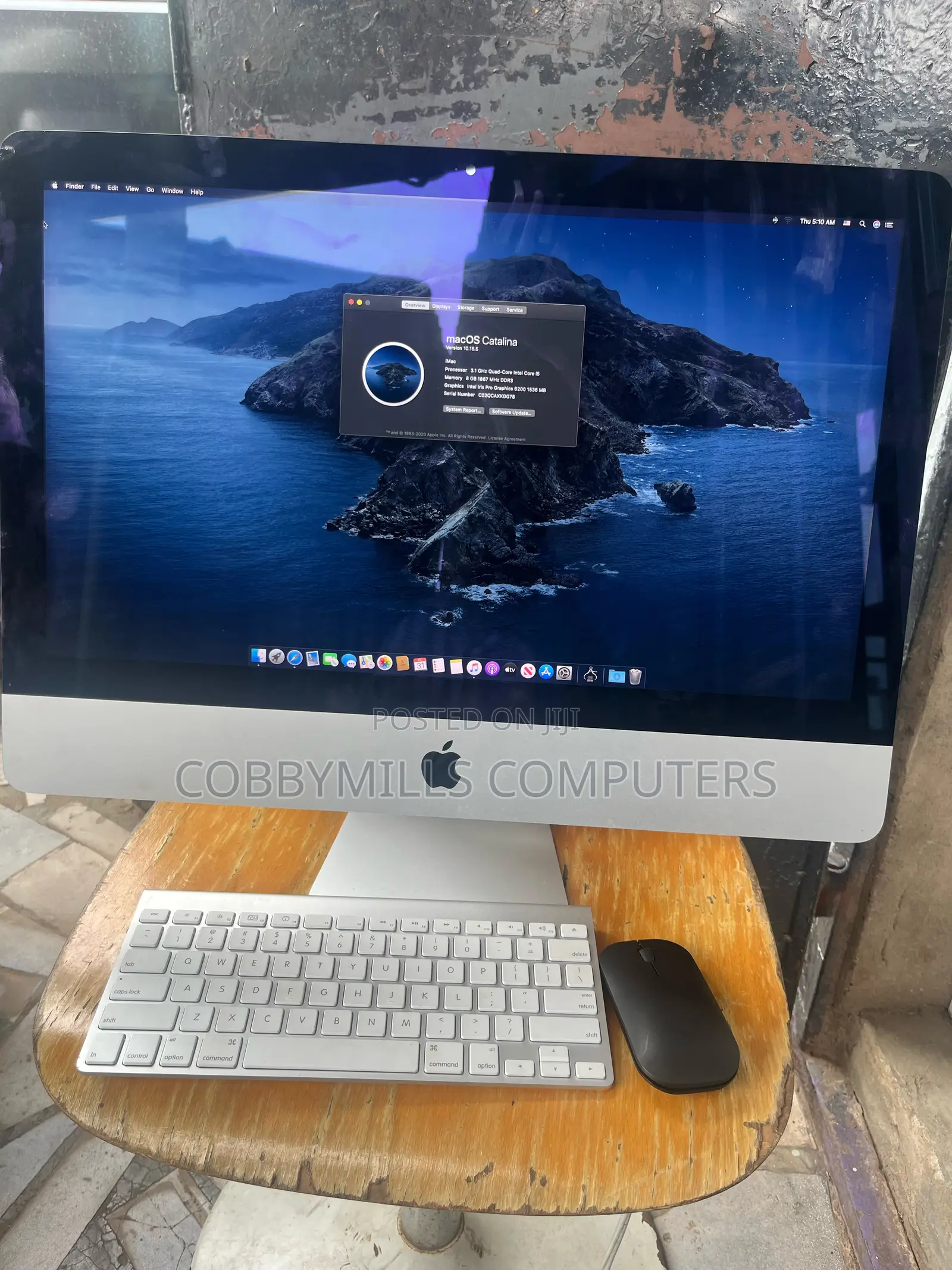 Desktop Computer Apple iMac 8GB Intel Core i5 HDD 1T