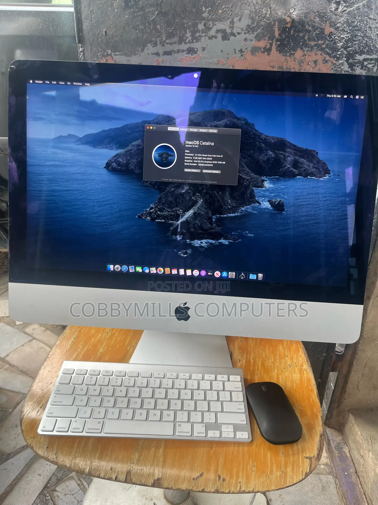 Desktop Computer Apple iMac 8GB Intel Core i5 HDD 1T