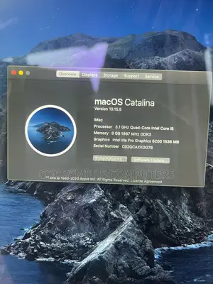 Desktop Computer Apple iMac 8GB Intel Core i5 HDD 1T