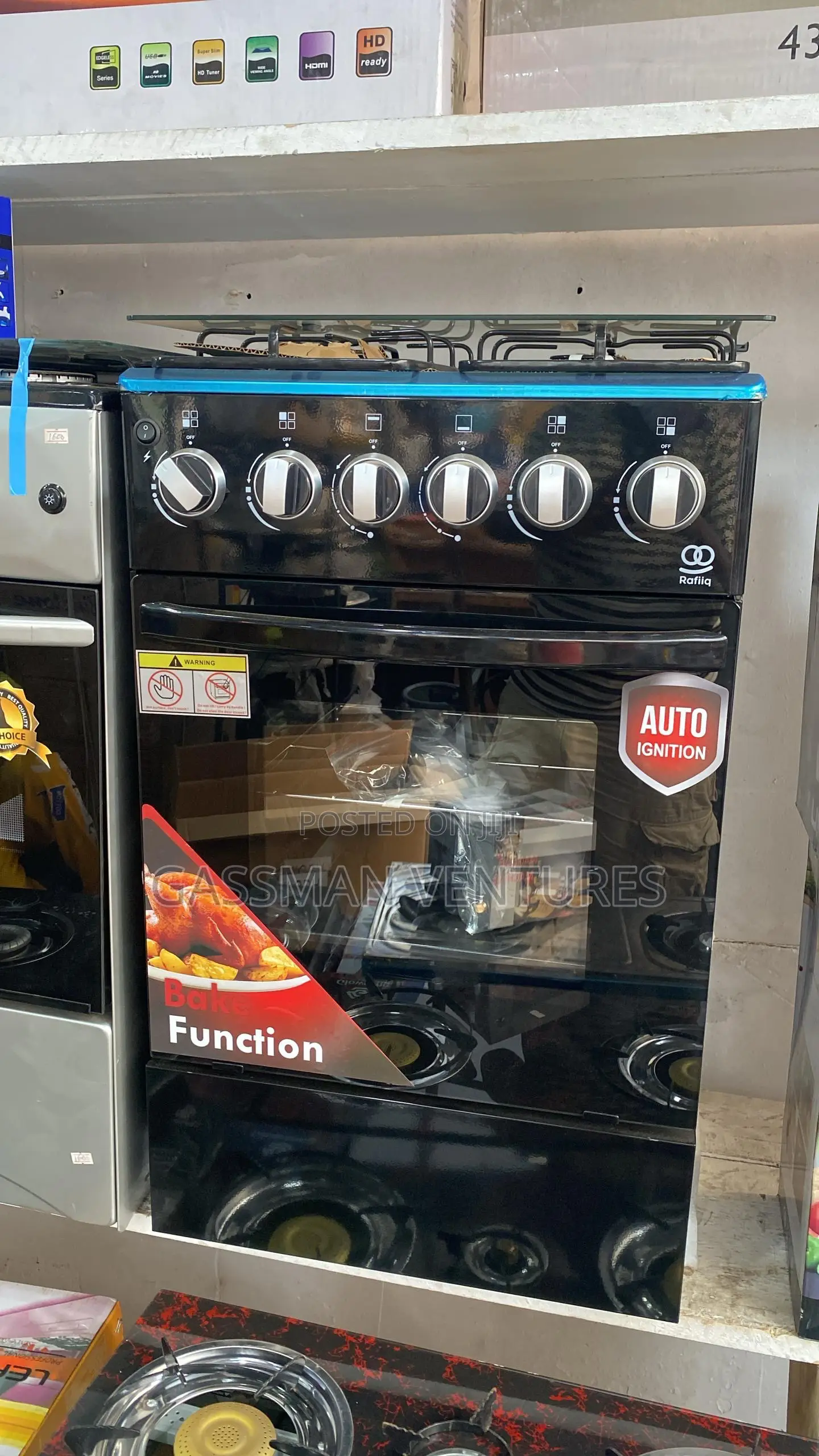 Rafiiq 50 by 50 Auto Ignition Oven and Grill Stove