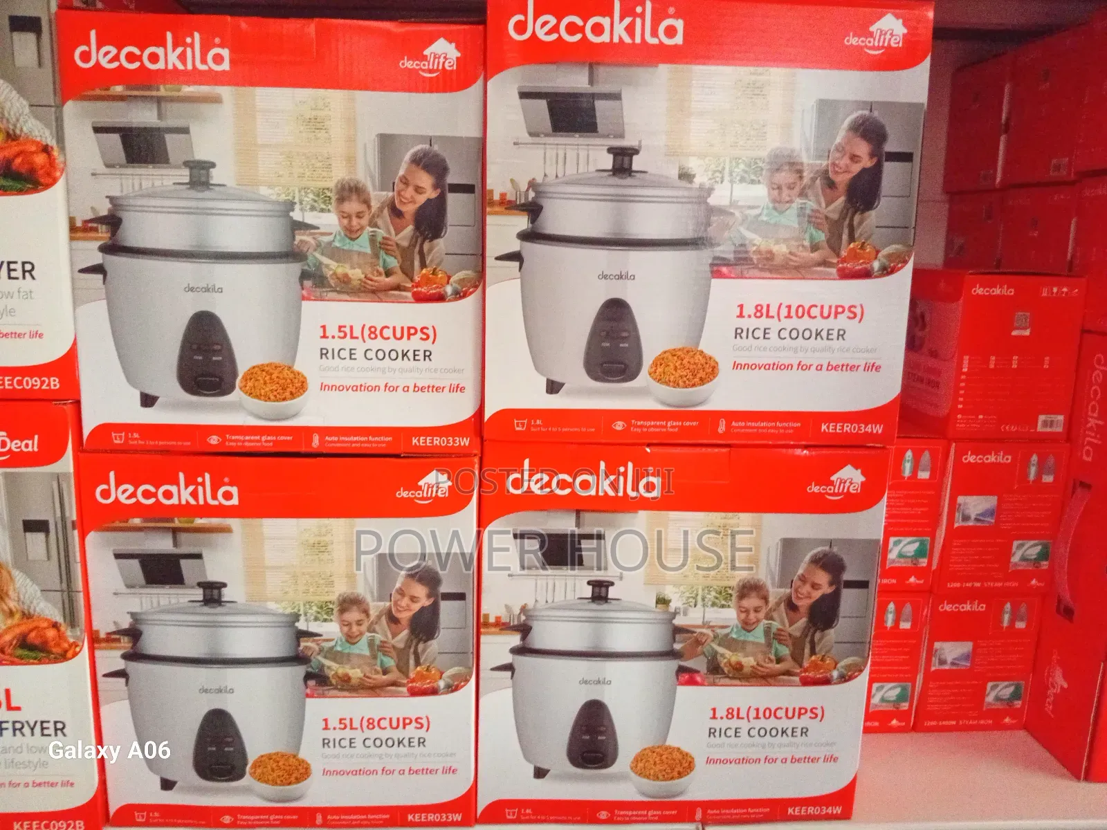 Easy-Cook Rice Pot Decakila 1.8l Rice Cooker Electric Decakila 1.8l