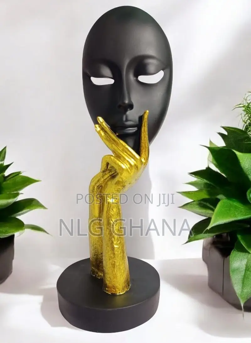 Craft Thinking Mask Idol Figurine Beautiful Thinking Lady. Ghx7154