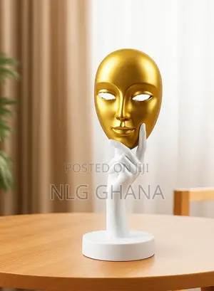 Craft Thinking Mask Idol Figurine Beautiful Thinking Lady. Ghx7154