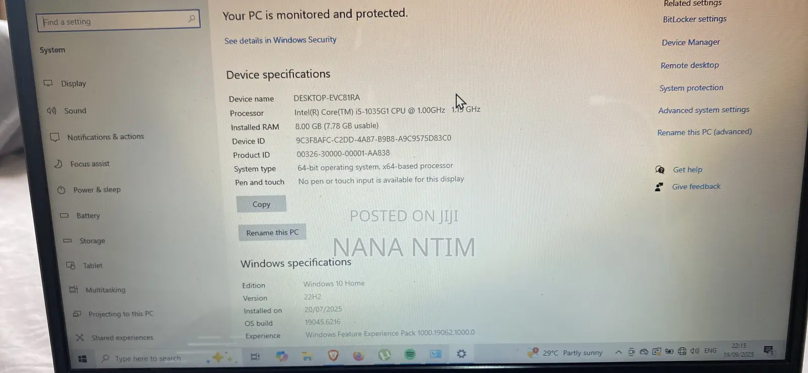Laptop HP Pavilion 14-Ce3064st 8GB Intel Core I5 HDD+SSD 1T